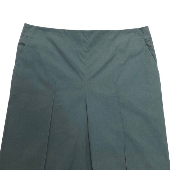 Cos Stitched Culottes Wide Crop Legs Pants in Sage Green National Size 12 New - Picture 4 of 11